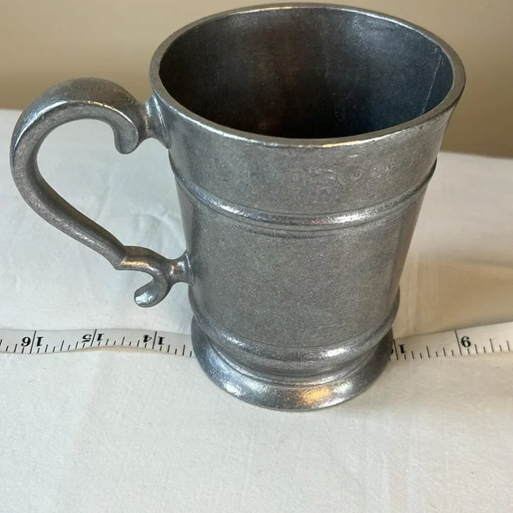 Vintage Wilton Armetale Straight Side Tankard Tavern Pub Colonial‎ Props